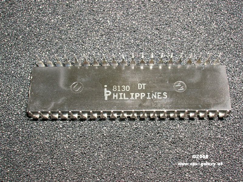 CPU Intel C8080 Vintage Céramique Blanche - Microprocesseur Collection - Bon état